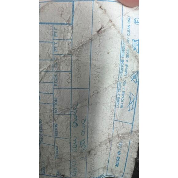 VTG Neiman Marcus Coat Mens Size 48 Wool Herringbone Italian Made Overcoat 90s - Picture 10 of 15